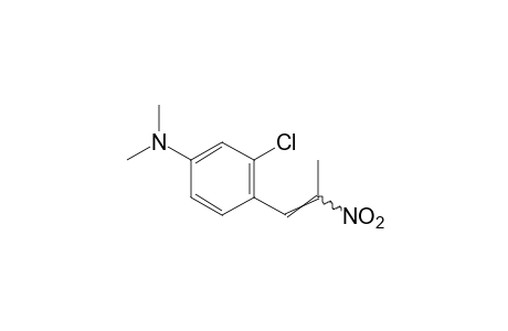 3-chloro-N,N-dimethyl-4-(2-nitropropenyl)aniline