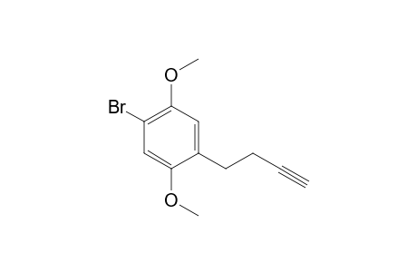 1-bromo-4-but-3-ynyl-2,5-dimethoxybenzene