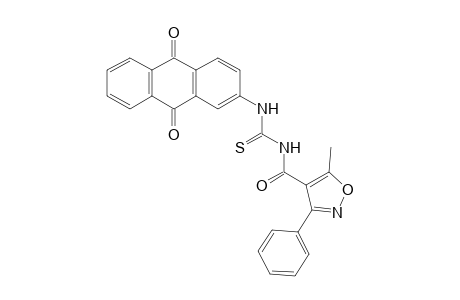 N-(9,10-dioxo-9,10-dihydro-2-anthracenyl)-N'-[(5-methyl-3-phenyl-4-isoxazolyl)carbonyl]thiourea