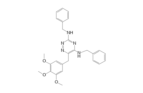 3,5-bis(benzylamino)-6-(3,4,5-trimethoxybenzyl)-as-triazine