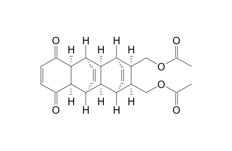 (1.alpha.,2.alpha.,3.alpha.,4.alpha.,5.alpha.,6.alpha.,7.alpha.,8.alpha.,9.alpha.,14.alpha.)-4,5-Di(acetoxymethyl)pentacyclo[6.6.2.2(3,6).0(2,7).0(9,14)]octadeca-11,15,17-trien-10,13-dione