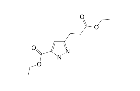 Ethyl 3(5)-(3-ethoxy-3-oxopropyl)-1H-pyrazole-5(3)-carboxylate