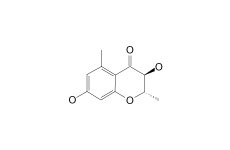 (2S,3S)-3,7-DIHYDROXY-2,5-DIMETHYL-CHROMAN-4-ONE