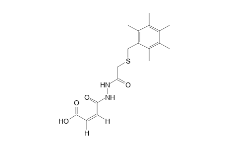 maleic acid, 2-{[(2,3,4,5,6-pentamethylbenzyl)thio]acetyl}hydrazide