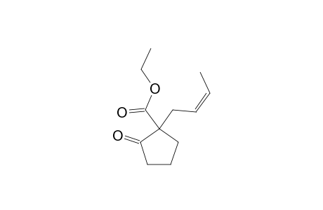 Ethyl 1-[(2Z)-2-butenyl]-2-oxocyclopentanecarboxylate