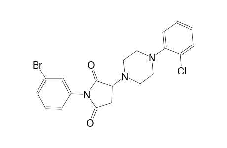 1-(3-bromophenyl)-3-[4-(2-chlorophenyl)-1-piperazinyl]-2,5-pyrrolidinedione