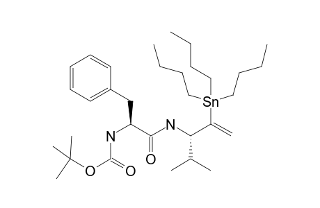 {(S)-1-[(E)(S)-1-Isopropyl-3-tributylstannylallylcarbomoyl)-2-phenylethyl}carbamic acid t-butyl ester