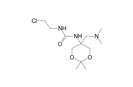 5-DIMETHYLAMINOMETHYL-5-[3-(2-CHLOROETHYL)UREIDO]-2,2-DIMETHYL-1,3-DIOXANE