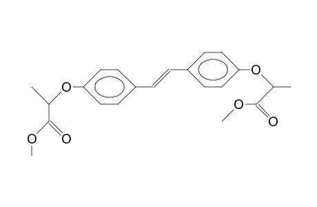 E-4,4'-Bis(1-[methoxycarbonyl]-ethoxy)-stilbene