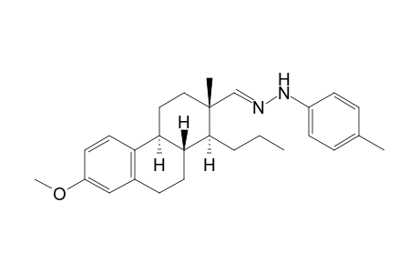 16,17-Seco-3-methoxyestra-1,3,5(10)-trien-17-al-(p-methylphenyl)-hydrazone