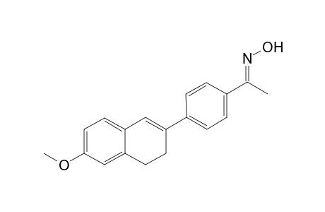 6-Methoxy-2-[4'-(1"-hydroxyiminoehtyl)phenyl]-3,4-dihydronaphthalene