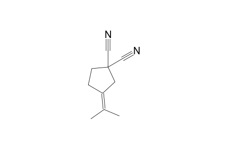 3-isopropylidenecyclopentane-1,1-dicarbonitrile