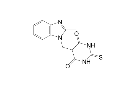 5-[(2-Methyl-1H-benzo[d]imidazol-1-yl)methyl]-2-thioxodihydropyrimidine-4,6(1H,5H)-dione