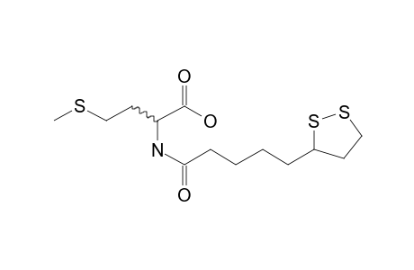 N-(5-(1,2-Dithiolan-3-yl)valeryl)-dl-methionine