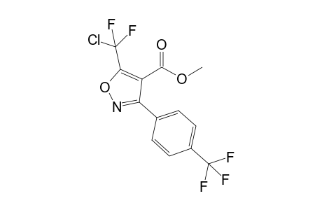 METHYL-5-(CHLORODIFLUOROMETHYL)-3-[4-(TRIFLUOROMETHYL)-PHENYL]-4-ISOXAZOLE-CARBOXYLATE