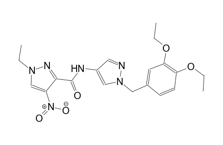 N-[1-(3,4-diethoxybenzyl)-1H-pyrazol-4-yl]-1-ethyl-4-nitro-1H-pyrazole-3-carboxamide