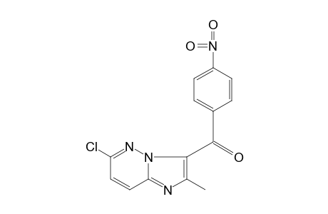 6-chloro-2-methylimidazo[1,2-b]pyridazin-3-yl p-nitrophenyl ketone