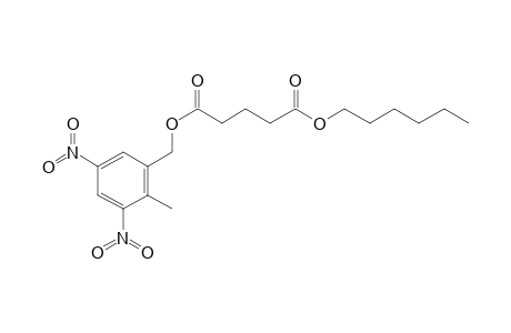 Glutaric acid, 3,5-dinitro-2-methylbenzyl hexyl ester