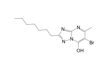 [1,2,4]Triazolo[1,5-a]pyrimidin-7-ol, 6-bromo-2-heptyl-5-methyl-