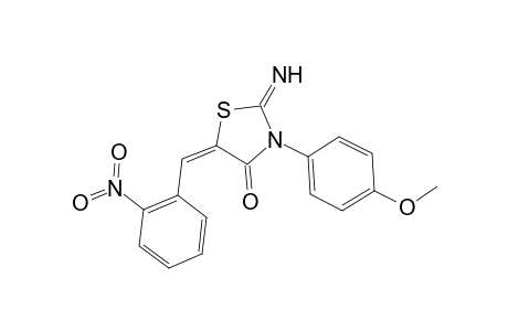 2-Imino-3-(4-methoxy-phenyl)-5-(2-nitro-benzylidene)-thiazolidin-4-one