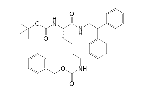 Benzyl tert-Butyl-{6-[(2,2-diphenylethyl)amino]-6-oxohex-ane-1,5-diyl}-(S)-dicarbamate