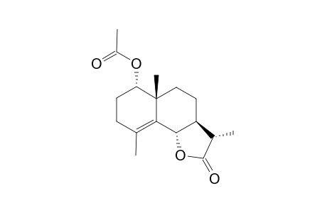 1-ALPHA-ACETOXYEUDESM-4-EN-6-BETA,11-BETA-H-12,6-OLIDE