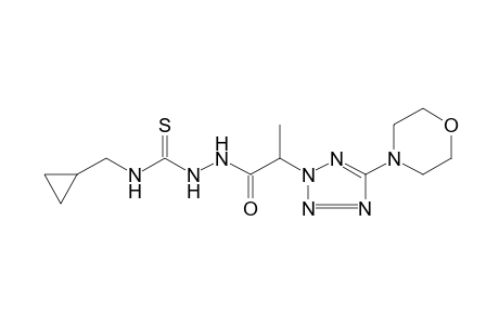 4-(cycopropylmethyl)-1-[2-(5-morpholino-2H-tetrazol-2-yl)propionyl]-3-thiosemicarbazide