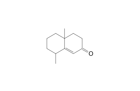 (6S,10R)-6,10-Dimethyl-bicyclo-[4.4.0]-dec-1-en-3-one