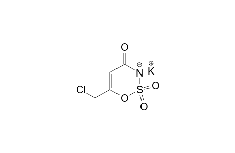 6-(chloromethyl)-1,2,3-oxathiazin-4(3H)-one, potassium salt, 2,2-dioxide