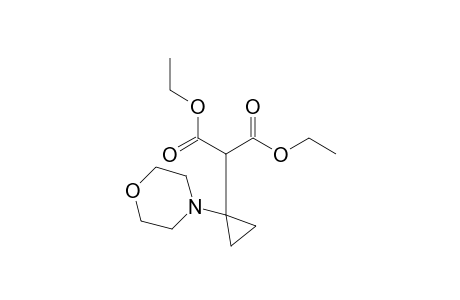 2-(1-morpholinocyclopropyl)malonic acid diethyl ester