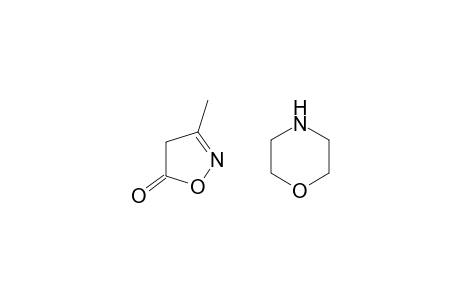 3-Methyl-2-isoxazolin-5-one, compound with morpholine(1:1)