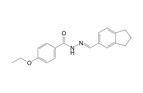 p-Ethoxybenzoic acid, [(5-indanyl)methylene]hydrazide