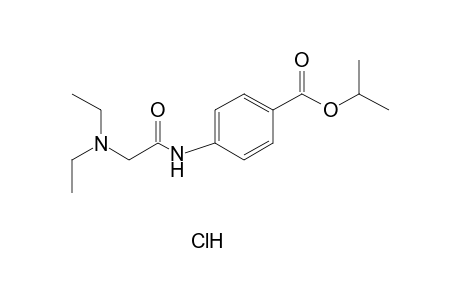 p-[2-Diethylamino)acetamido]benzoic acid, isopropyl ester, hydrochloride