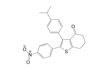 3-(4-Isopropylphenyl)-2-(4-nitrophenyl)-6,7-dihydro-1-benzothiophen-4(5H)-one