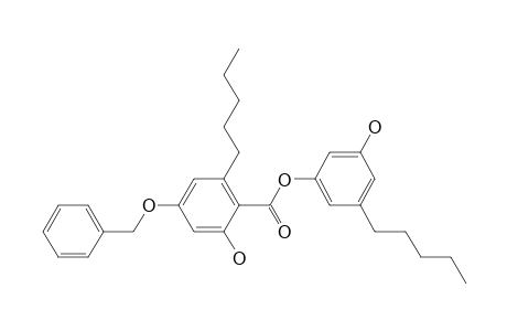 3'-Hydroxy-5'-pentylphenyl 4-benzyloxy-2-hydroxy-6-pentylbenzoate