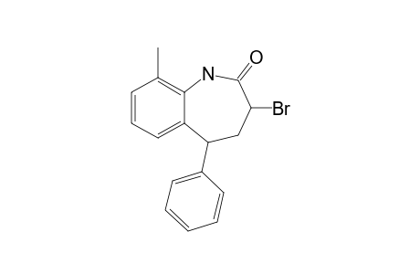 3-Bromanyl-9-methyl-5-phenyl-1,3,4,5-tetrahydro-1-benzazepin-2-one