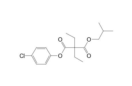 Diethylmalonic acid, 4-chlorophenyl isobutyl ester