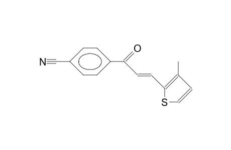 4-[(E)-3-(3-methyl-2-thienyl)acryloyl]benzonitrile