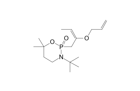 (E)-3-tert-Butyl-6,6-dimethyl-2-oxo-[2'-(2-propenyloxy)-2'-butenyl]-1,3,2-oxazaphosphorinane