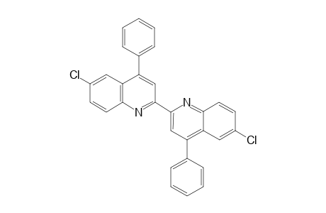 6-chloranyl-2-(6-chloranyl-4-phenyl-quinolin-2-yl)-4-phenyl-quinoline