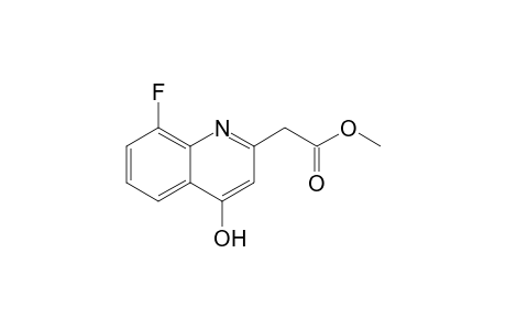 Methyl 2-(4'-hydroxy-8'-fluoroquinolin-2'-yl)-acetate