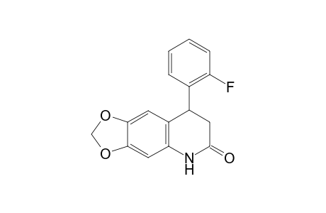 [1,3]dioxolo[4,5-g]quinolin-6(5H)-one, 8-(2-fluorophenyl)-7,8-dihydro-
