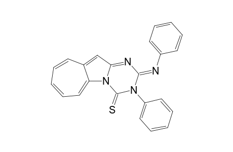 2-Phenylimino-3-phenyl-2,3,4,4a-tetrahydro-1,3,4a-triazabenz[a]azulen-4-thione