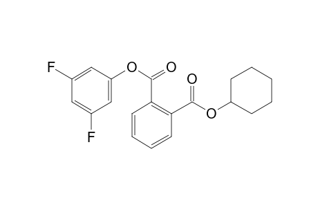 Phthalic acid, cyclohexyl 3,5-difluorophenyl ester