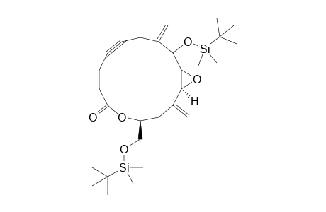 (1S,4S)-13-[(t-Butyl)dimethylsilyloxy]-4-{[(t-butyl)dimethylsilyloxy]methyl}-2,12-dimethylene-5,15-dioxabicyclo[12.1.0]pentadec-9-yn-6-one