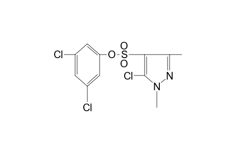 5-chloro-1,3-dimethylpyrazole-4-sulfonic acid, 3,5-dichlorophenyl ester