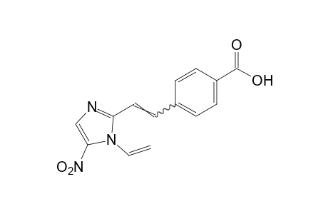 p-[2-(5-nitro-1-vinylimidazol-2-yl)vinyl]benzoic acid