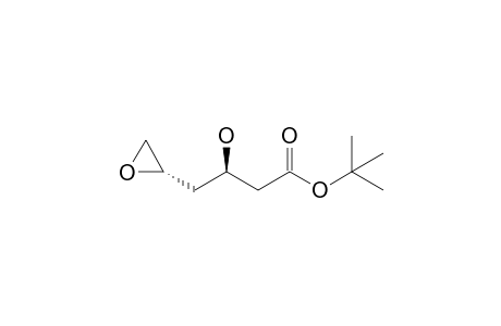 (3R)-3-hydroxy-4-[(2S)-2-oxiranyl]butanoic acid tert-butyl ester