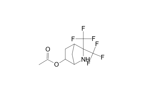 3,3-bis(trifluoromethyl)-2-azabicyclo[2.2.1]hept-6-yl acetate