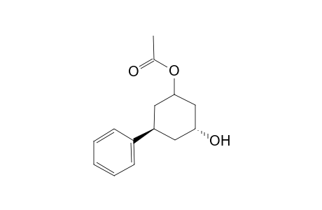 (1RS,3SR,5SR)-and (1RS,3RS,5SR)3-Hydroxy-5-phenylcyclohexyl acetate